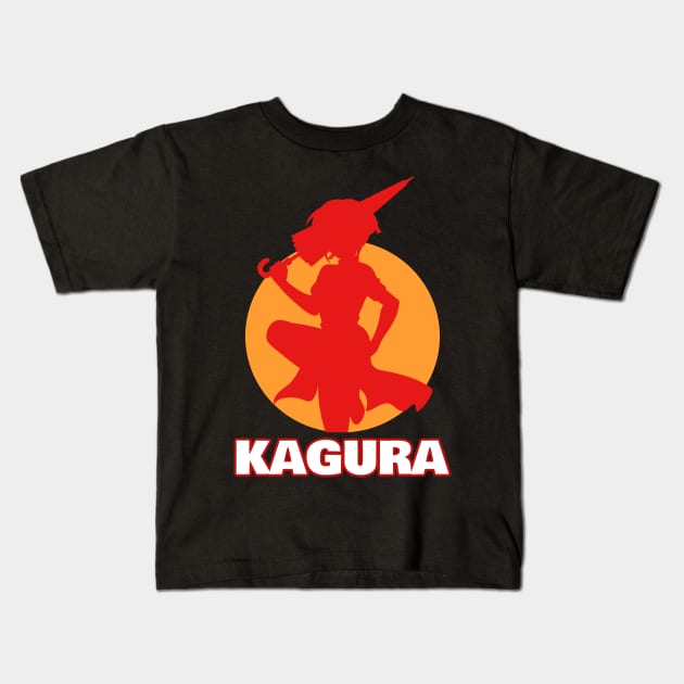 Kagura Yato Kids T-Shirt by Earphone Riot